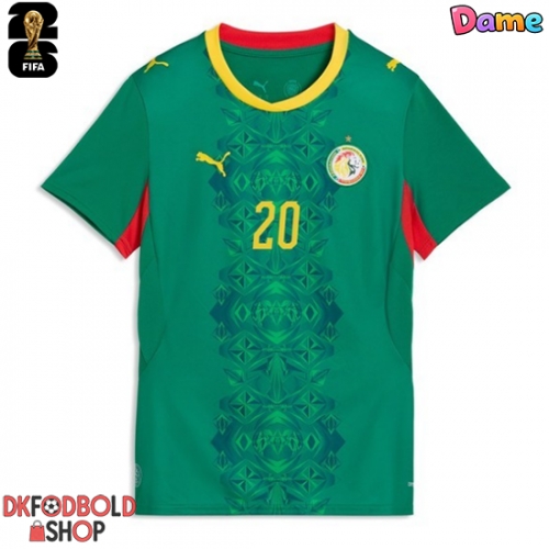 Senegal Habib Diallo #20 Udebanetrøje Dame VM 2026 Kort ærmer